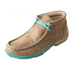 Womens Twisted X Bomber/Turquoise Driving Moccasins - FG Pro Shop Inc.