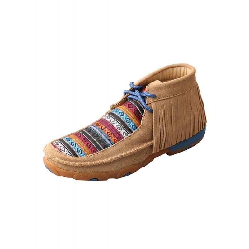 Womens Twisted X Serape Fringe Driving Moccasins - FG Pro Shop Inc.