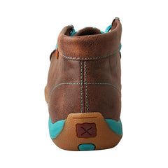 Womens Twisted X Brown/Turquoise Driving Moccasins - FG Pro Shop Inc.