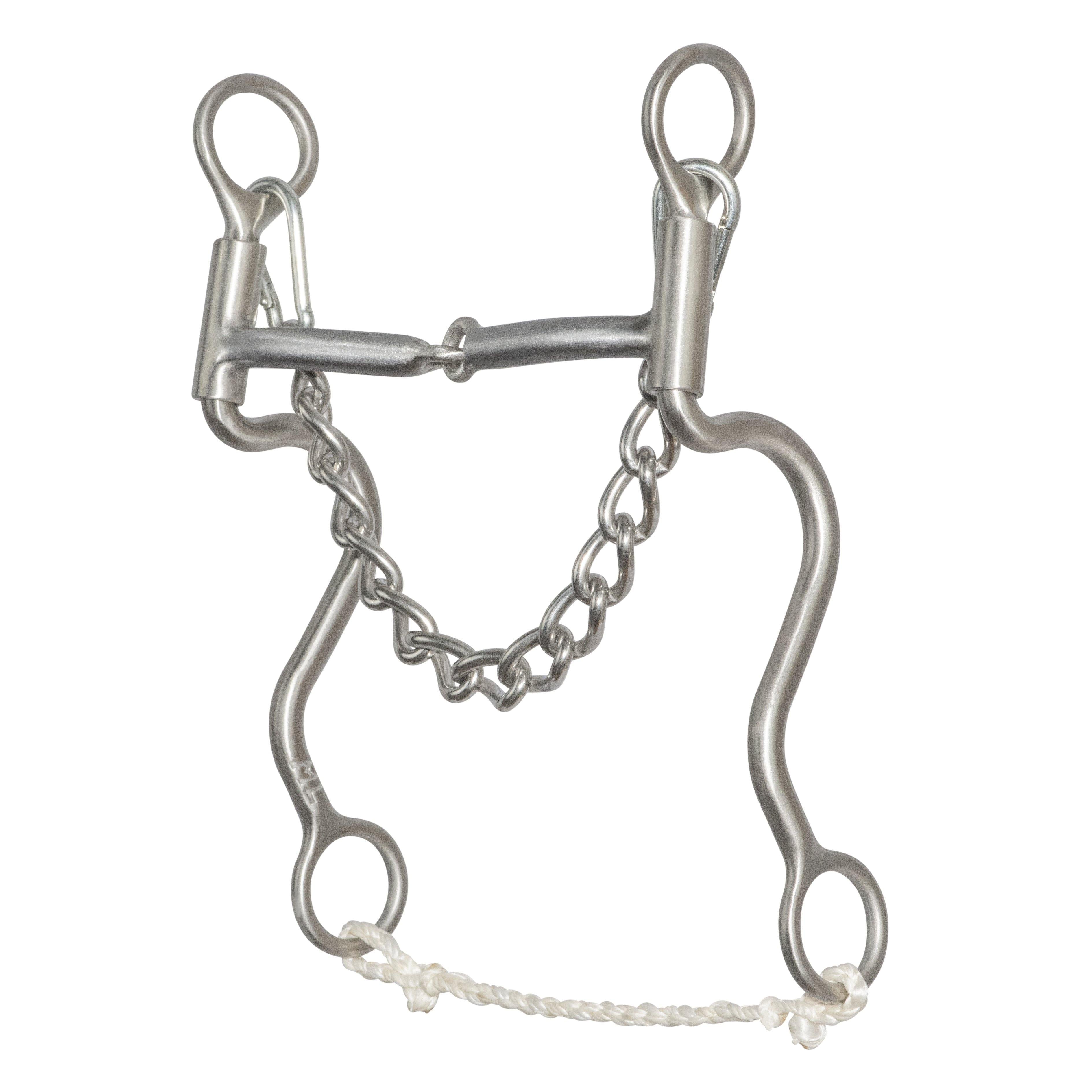 Walt Woodard Medium 3/8" Shank Snaffle Bit - FG Pro Shop Inc.