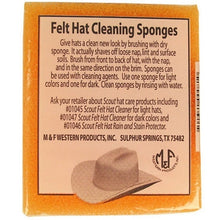 Load image into Gallery viewer, Felt Cowboy Hat Cleaning Sponges
