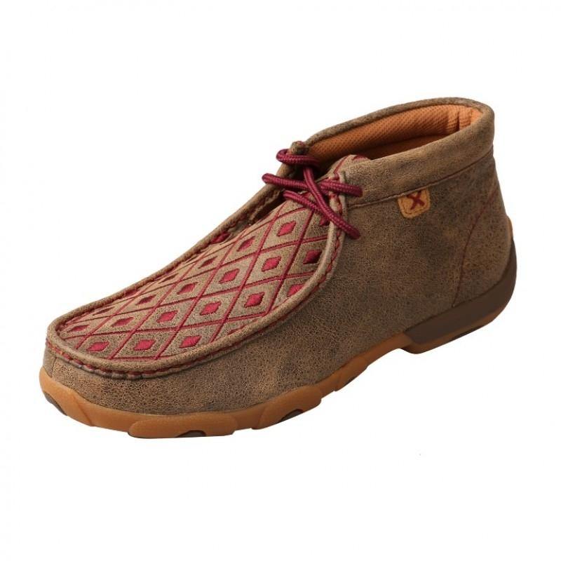 Womens Twisted X Mahogany Driving Moccasins - FG Pro Shop Inc.