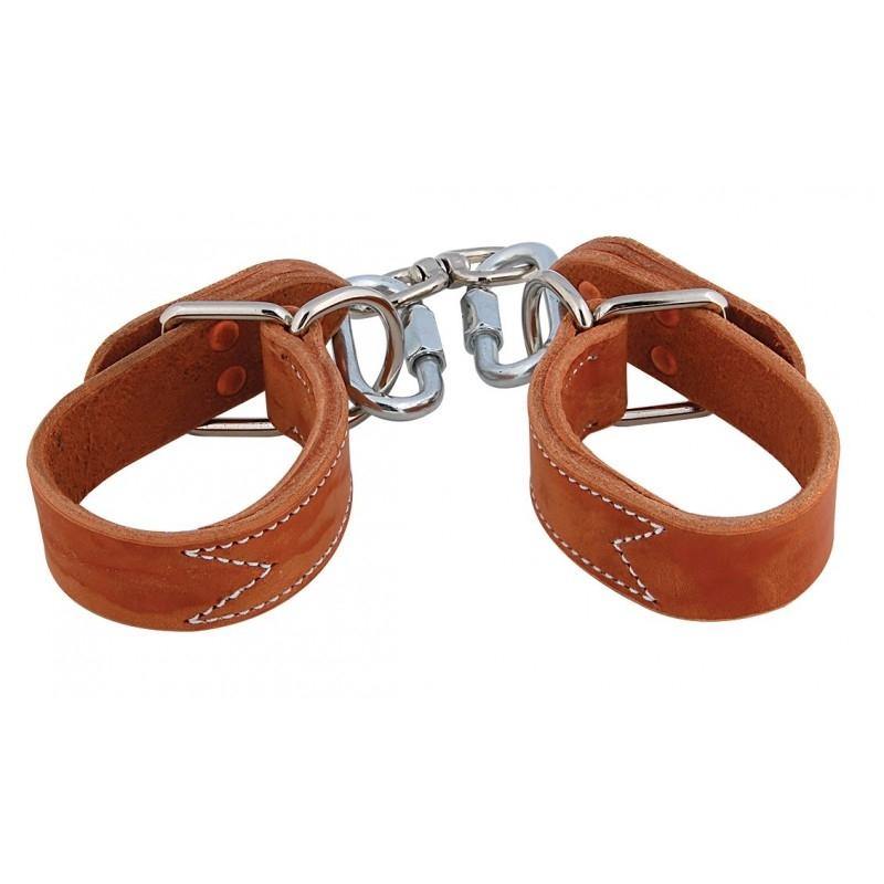 Hermann Oak Harness Leather Hobbles with Chain - FG Pro Shop Inc.