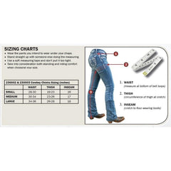 Cowboy Chink Tan by Western Rawhide - FG Pro Shop Inc.