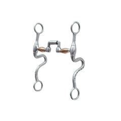 FG SS Brushed Articulated Hinged Bit with Copper Roller