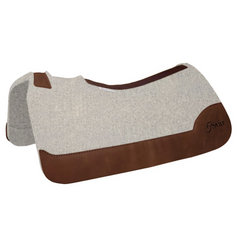 7/8" Natural Saddle Pad 30x28" - Custom Full Leather