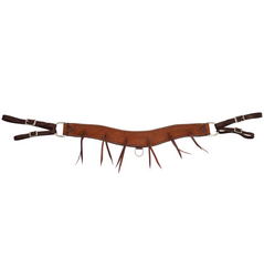 Bricole Une Pièce en Cuir Renversé avec Franges