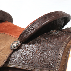 Selle Calf Roper - Brun Foncé