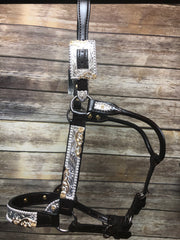 Licou de Compétition Santana en Cuir Brun Foncé #103