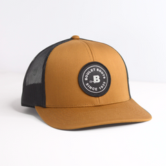 Casquette Logo Rond Noir - Brun