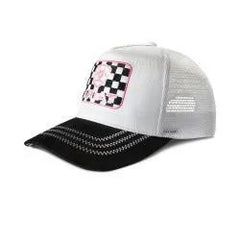 Casquette Ariat Carreaux Blanc/Noir - Blanche