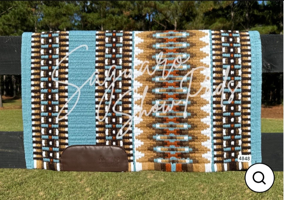 Gage 3.0 Show Pad - Denim/Choco, Tan, Rust & White
