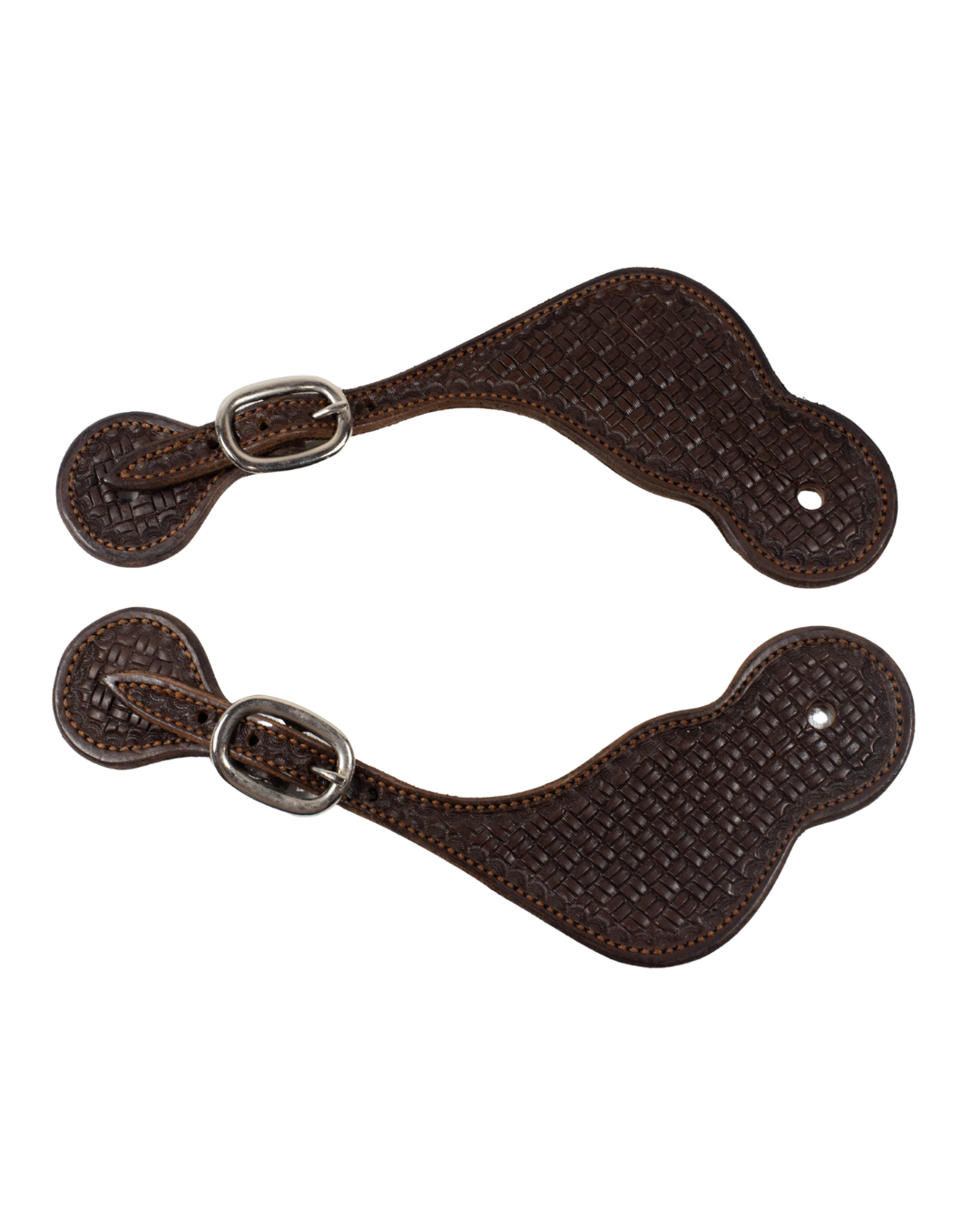 Courroie Éeprons Formé Motif Bambou- Homme