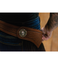 Chaps de Compétion en Cuir - Brun
