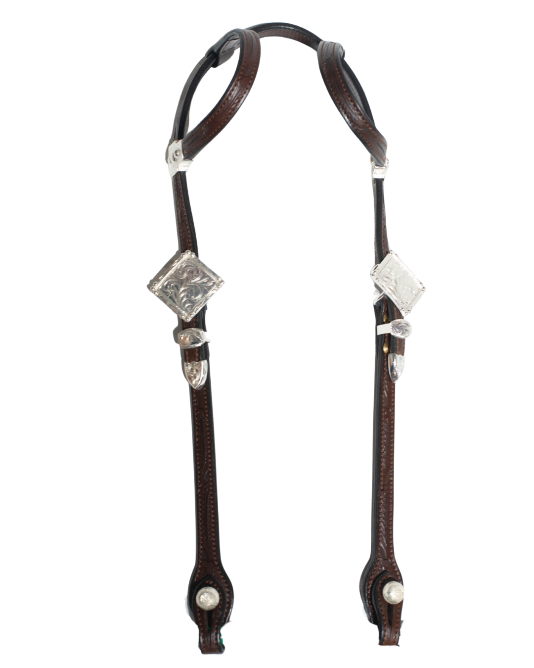 Double Leather Ear Show Headstall
