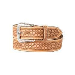 Nocona Belt Square Basket Golden - Men