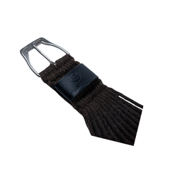 Sangle Large PLC 100% Alpaga 12 Brins - Brun Foncé