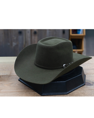 Pur Wool Hat Square Top - Olive