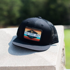Youth Sunset Army Cap - Black