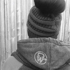 Ponytail Beanie - Denim