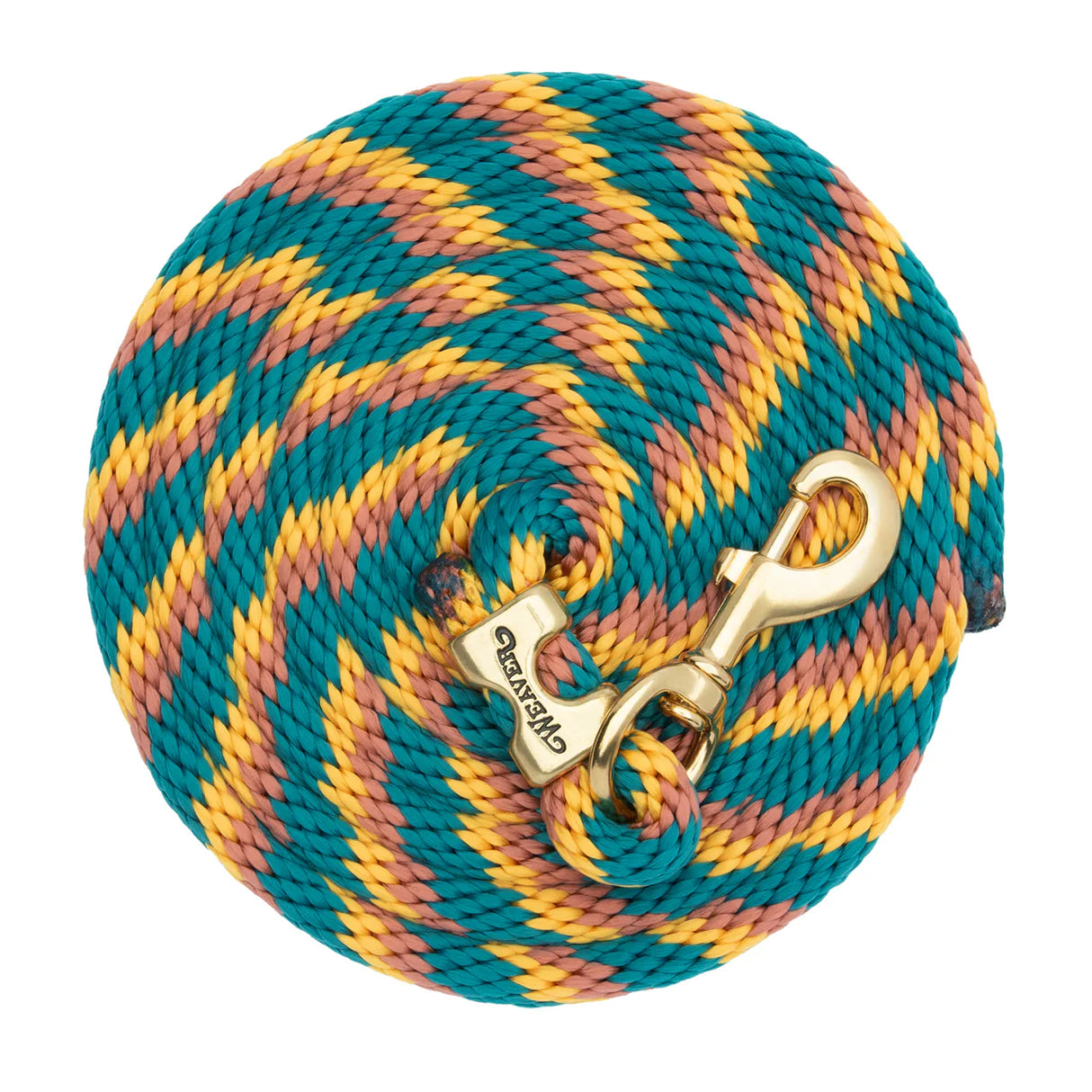 10' Poly Lead Rope with Solid Brass Snap