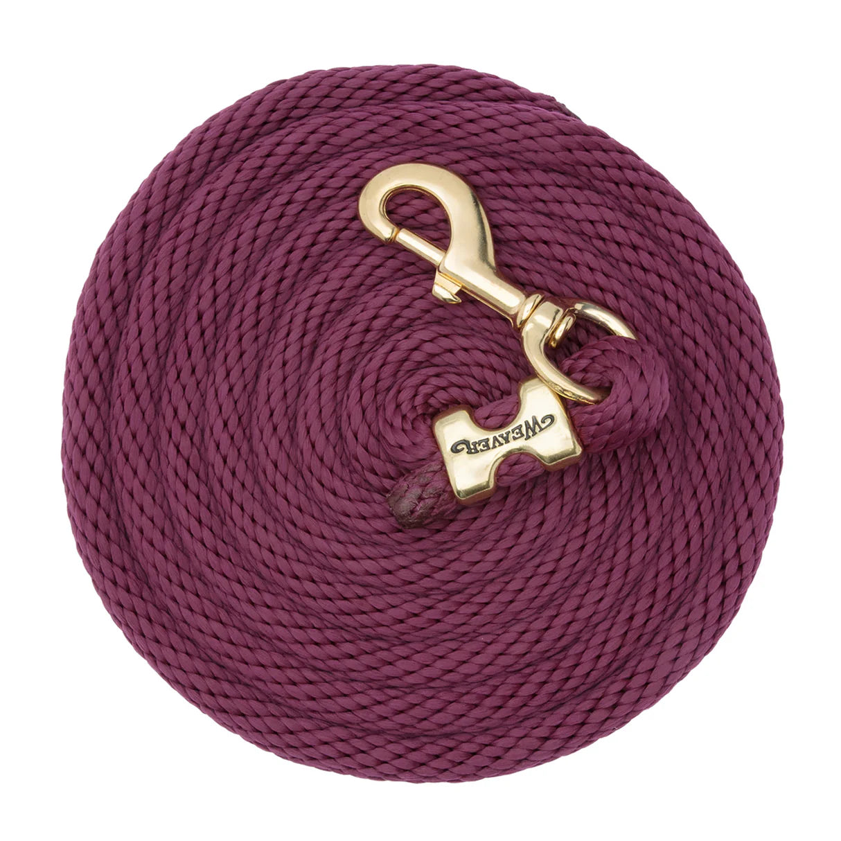 10' Poly Lead Rope with Solid Brass Snap