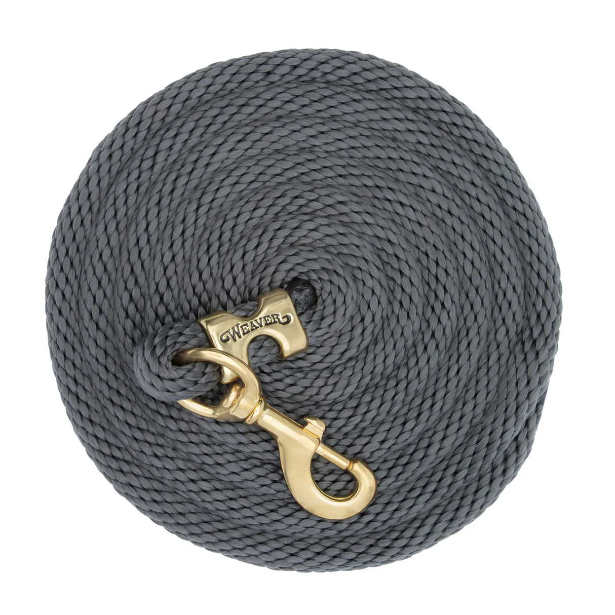 10' Poly Lead Rope with Solid Brass Snap