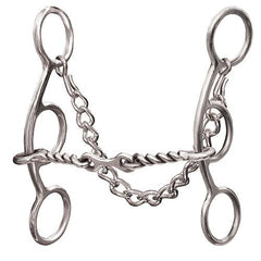 5.5" Futurity Gag Bit - 3 Pieces Twisted