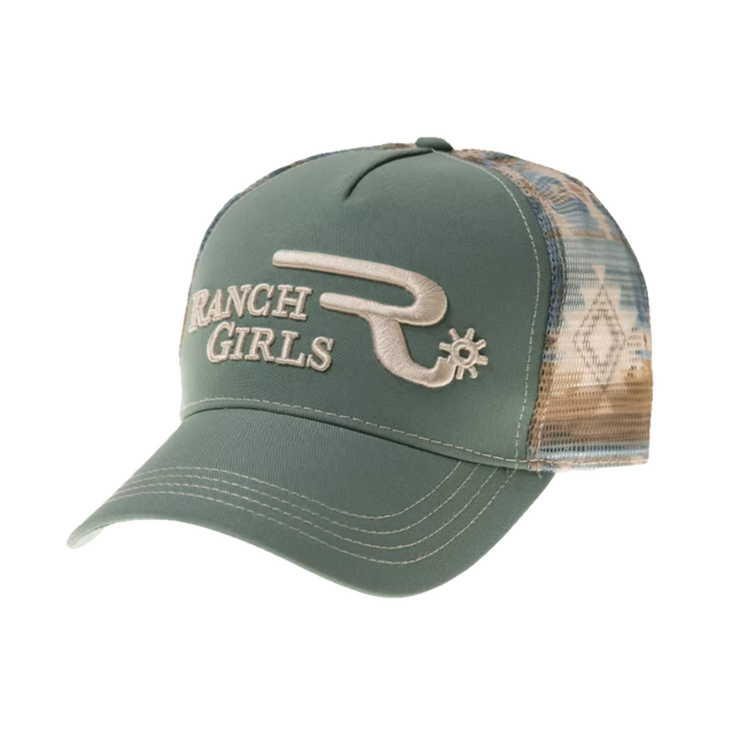 Casquette ''Aiana'' Bleu Filet Aztec