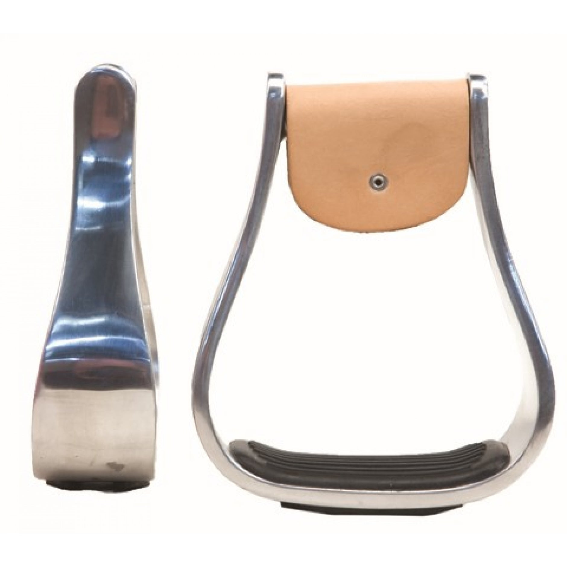 Étriers De Selle Western Roping 5 1/2" En Aluminium Coudé - Neufs
