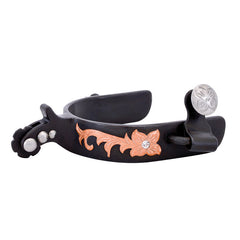 Éperons Antique Fleur Cuivre & Pierre