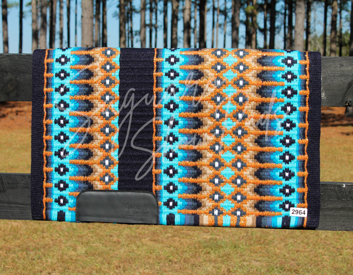 Sur Tapis Aries - Bleu Marin, Bleu Acier, Turq. & Métallique