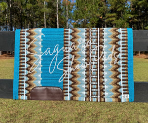 Avery Show Pads Turquoise, Chestnut & Ice Blue