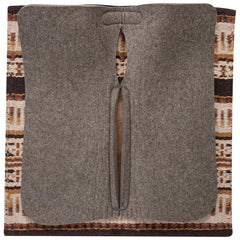 Blanket Top Pad with 3/4'' Wool Felt Bottom - Coffe Buckskin