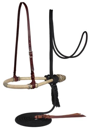 Bosal & 5/8 Mecate Set - Black / Natural