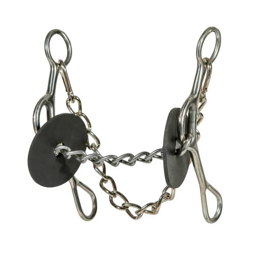 Brittany Chain Gag Bit - Medium Shank