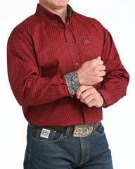 Chemise Bourgogne Petit Pois
