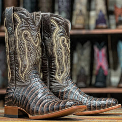 Caiman Tail Imitation Choco Boots