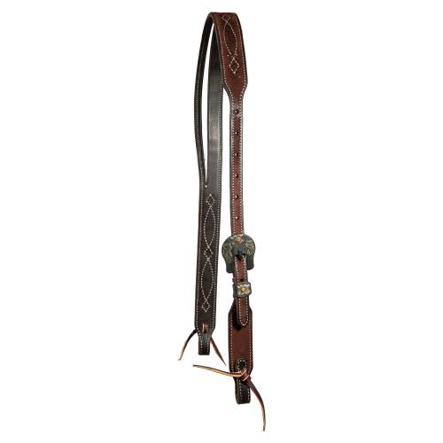 Choco Roughout Gunslinger Slit-Ear Headstall