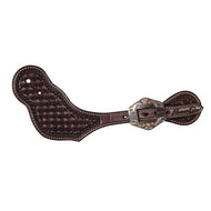 Courroie Éperons Brun Motif Carapace - Femme