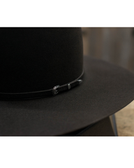 Chocolate Felt Hat 7X  - Open Crown