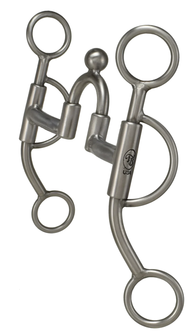 HURRISE Mors de bouche de cheval 135mm Horse Mouth Snaffle Anneau En HURRISE Mors de bouche de cheval 135mm Horse Mouth Snaffle Anneau En