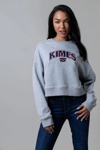 Crop Top Colfax Crew Hood - Grey