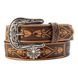 Ceinture Daisy 2 Tons avec Concho Fleur