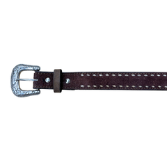 FG Choco Belt Roughout with Bickstitch - Natural