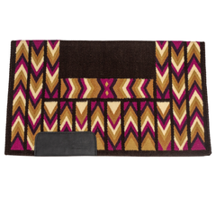 Flint Ranch Show Pad - Brown, Tan, Cream & Fuschia