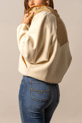 Josie Fleece Pullover - Natural