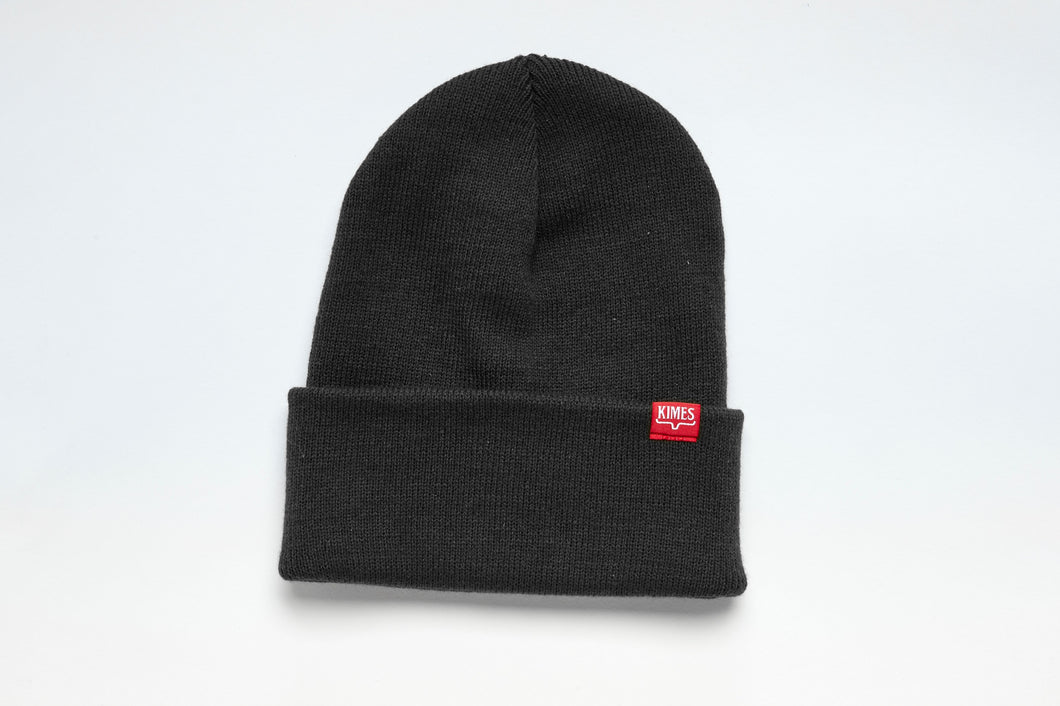 KR Clipped Beanie/Cap - Black