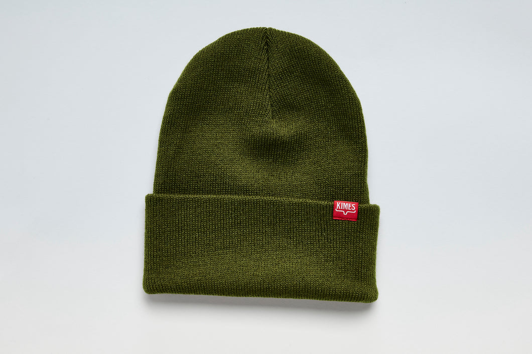 KR Clipped Beanie/Cap - Olive