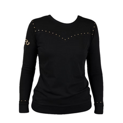 Chandail Manche Longue 'Monica' Noir